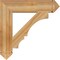 Ekena Millwork Balboa Arts & Crafts Rough Sawn Bracket, Western Red Cedar, 6"W x 30"D x 30"H BKT06X30X30BOA03RWR - alternate 3